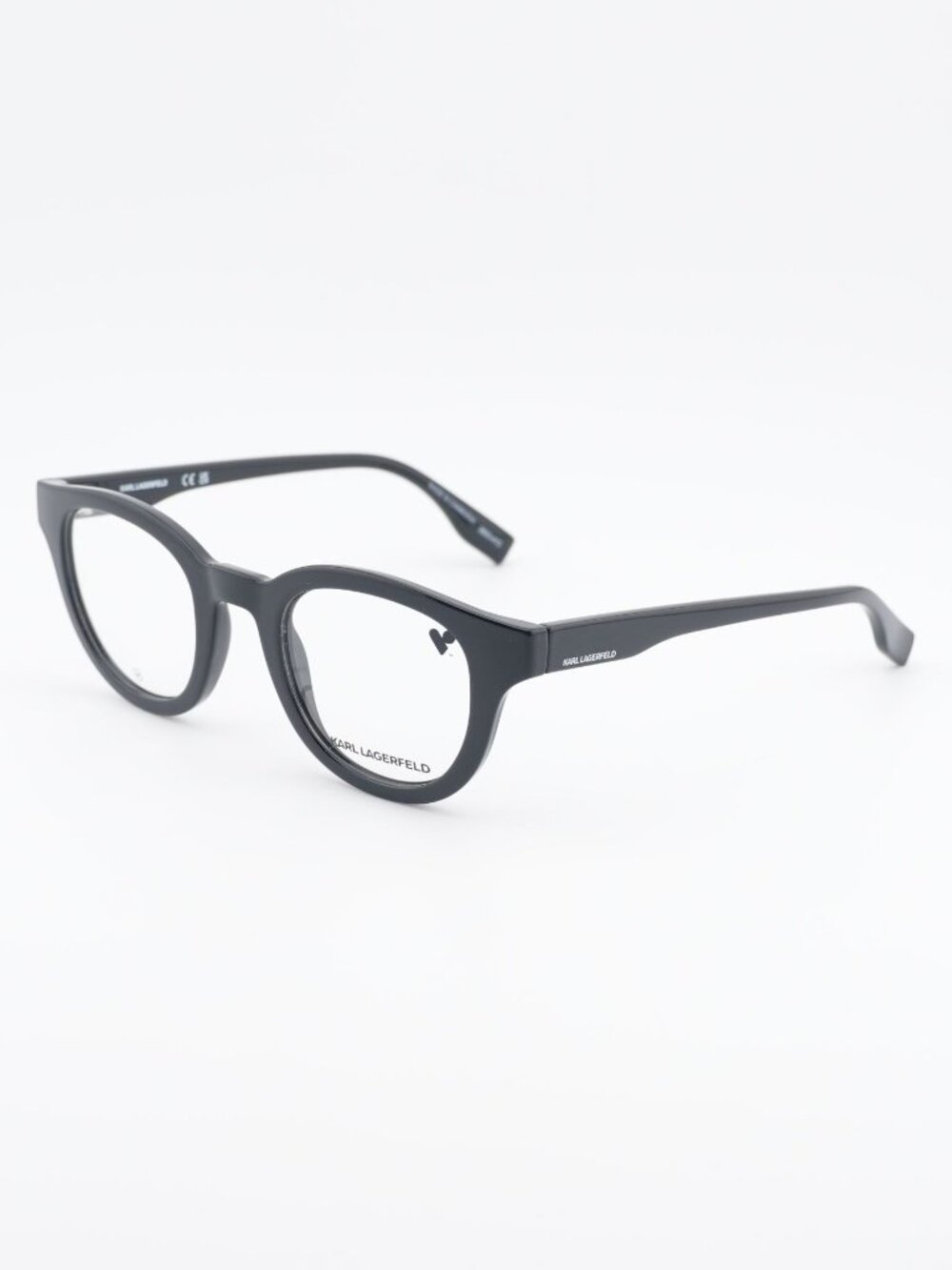 Karl Lagerfeld KL6177 001 Eyeglasses Black 47mm Round Frame